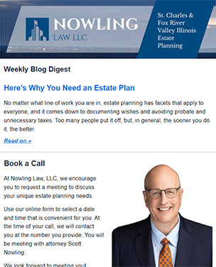 Estate Planning Newsletter - Subscribe Today!